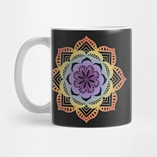 Rainbow Mandala Mug